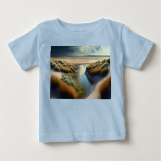 Camiseta Para Bebê Dutch Coastal Dunes