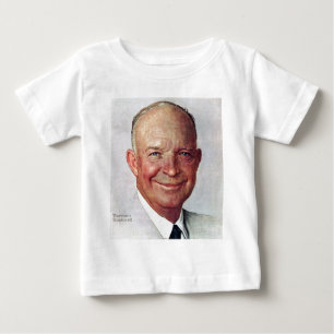 Camiseta Para Bebê Dwight D. Eisenhower