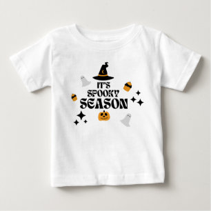Camiseta Para Bebê É a temporada assustadora