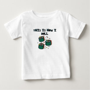 Camiseta Para Bebê É Assim Que Eu Lanço Piadas Novelty Engraçadas