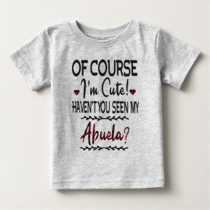Camiseta Para Bebê É claro que eu sou bonito. Você não viu minha A