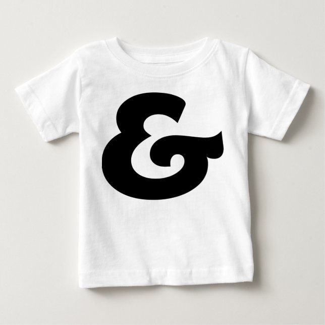 Camiseta Para Bebê E comercial (Frente)