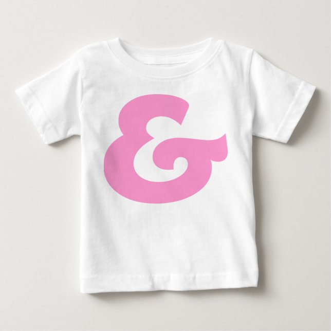 Camiseta Para Bebê E comercial (Frente)