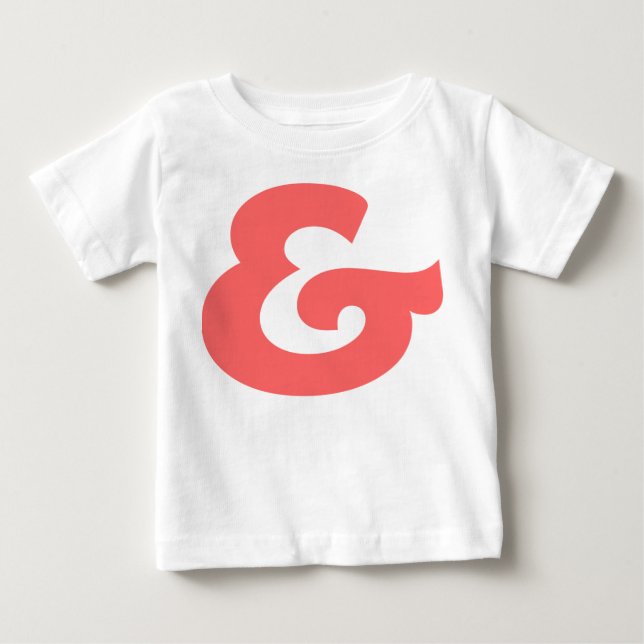 Camiseta Para Bebê E comercial (Frente)