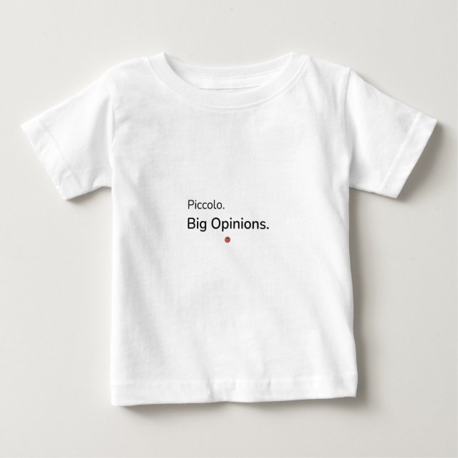 Camiseta para Bebê e Criança Pequena com Grandes O (Frente)