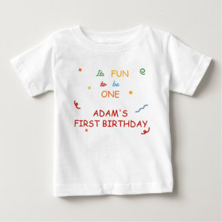 Camiseta Para Bebê É Divertido Ser Uma Faixa Colorida