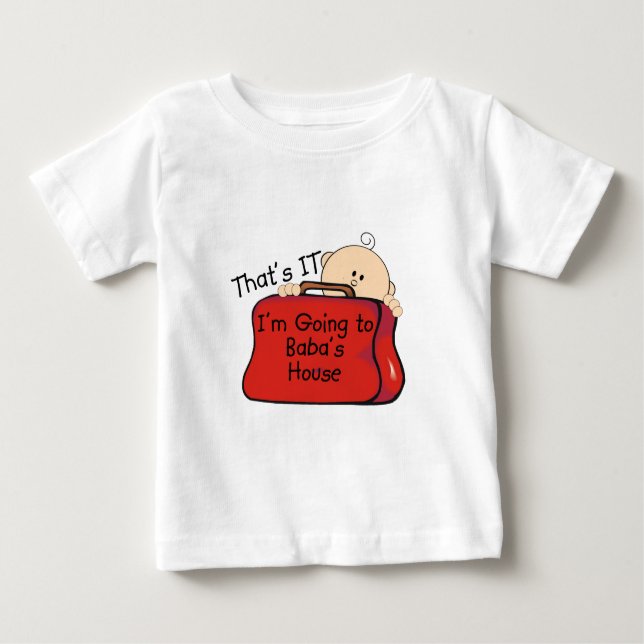 Camiseta Para Bebê É isso Baba (Frente)