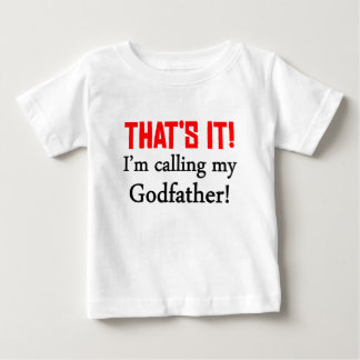 Camiseta Para Bebê É isso. eu estou chamando meu padrinho