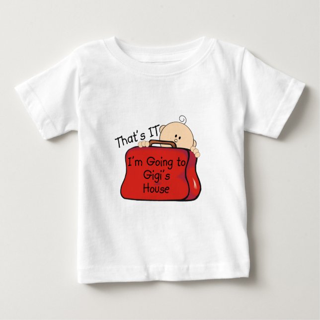 Camiseta Para Bebê É isso, Gigi (Frente)