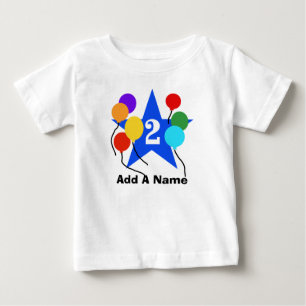 Camiseta Para Bebê É-lhe personalizado o Tshirt do segundo