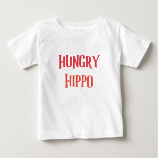 Camiseta Para Bebê É meu hipopótamo selvagem faminto 