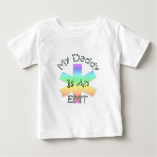 Camiseta Para Bebê E meu pai é um EMT