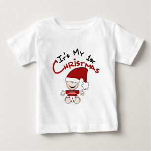 Camiseta Para Bebê É o meu Natal de 1rua
