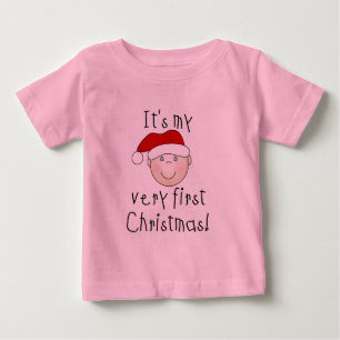 Camiseta Para Bebê É o meu Natal de 1rua.