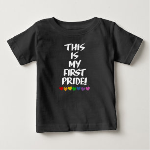 CAMISETA PARA BEBÊ É O MEU PRIMEIRO ORGULHO.