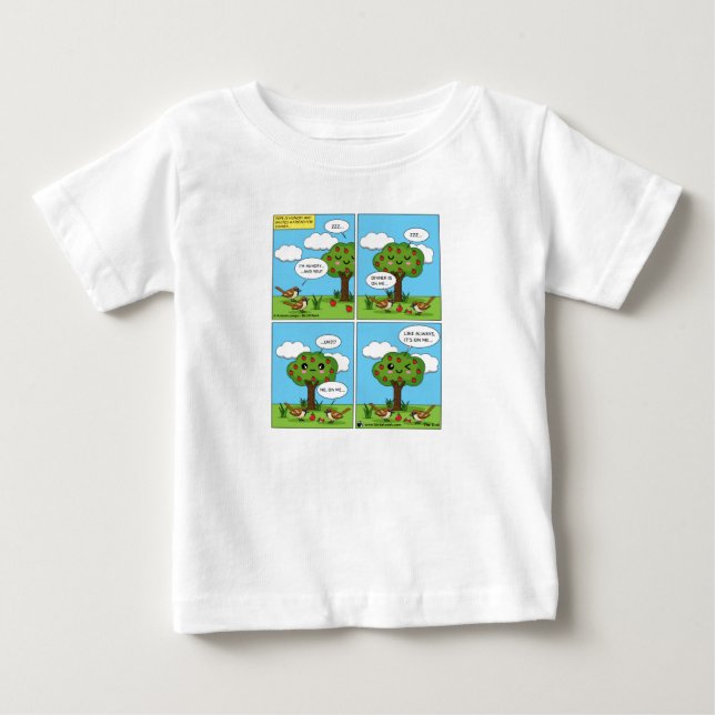 Camiseta Para Bebê É sobre mim... Comic (Frente)