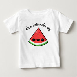 Camiseta Para Bebê É um Dia da Melancia