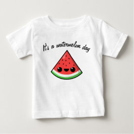 Camiseta Para Bebê É um Dia da Melancia