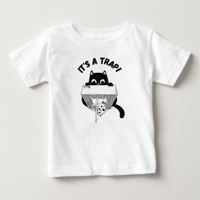 Camiseta Para Bebê É uma armadilha  (Frente)
