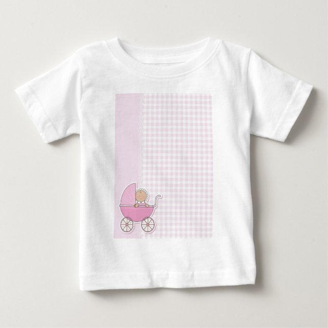 Camiseta Para Bebê É uma garota (Frente)