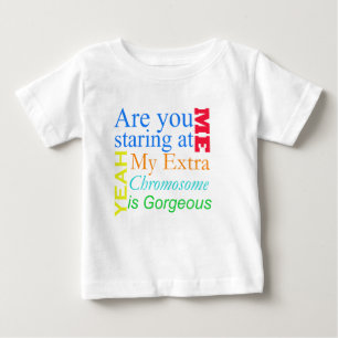 Camiseta Para Bebê É você que olha fixamente em mim… Síndrome de