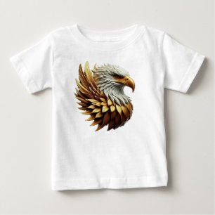 Camiseta Para Bebê "Eagle Tattoo T-Shirt Design"