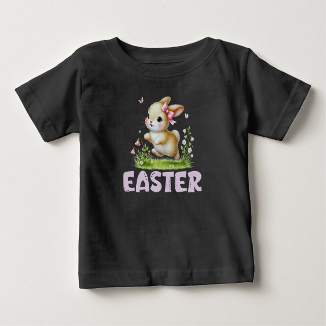 Camiseta Para Bebê Easter Spring Kids Girl (Frente)
