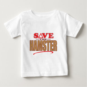 Camiseta Para Bebê Economias do hamster