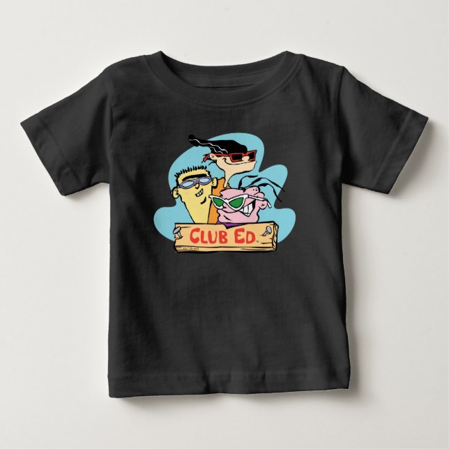 Camiseta Para Bebê Ed, Edd, n Eddy - Club Ed (Frente)