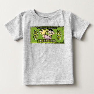 Camiseta Para Bebê Ed, Edd, um projeto de lei de dólares