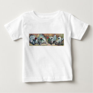 Camiseta Para Bebê Edgar Degas - Bailarinas Amarrando Sapatos