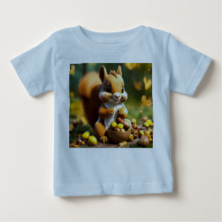Camiseta Para Bebê Edição de Esquilo Cento