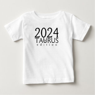 Camiseta Para Bebê Edição Taurus 2024 com símbolo Baby T-Shirt