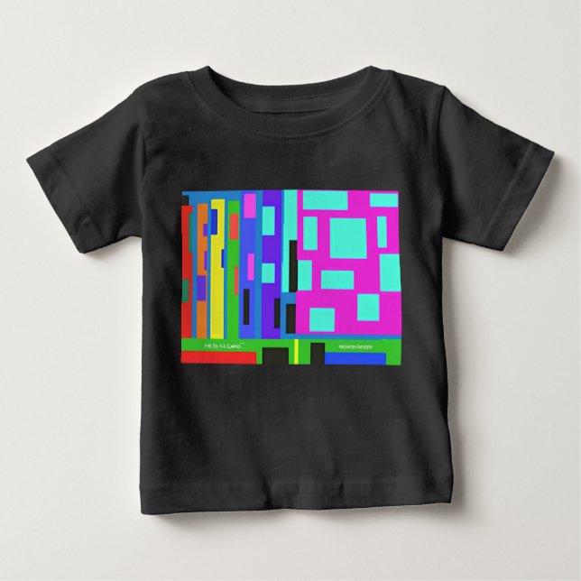Camiseta Para Bebê Edifício HI54GEO™ Geo (Frente)