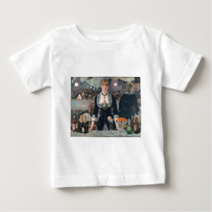 Camiseta Para Bebê Edouard Manet é um Bar no Folies-Bergère