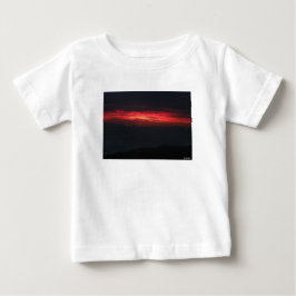 Camiseta Para Bebê Eerie But Beautiful Sunset