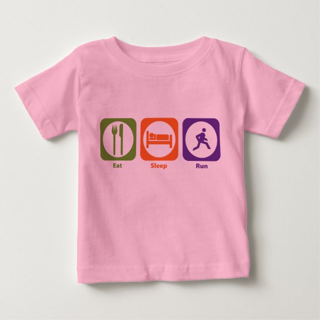 Camiseta Para Bebê Efetue a suspensão (Frente)