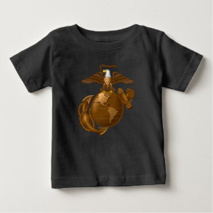 Camiseta Para Bebê EGA da Cheio-Cor - Bronze