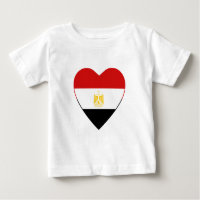 Egito Sinalizador Heart Shirt