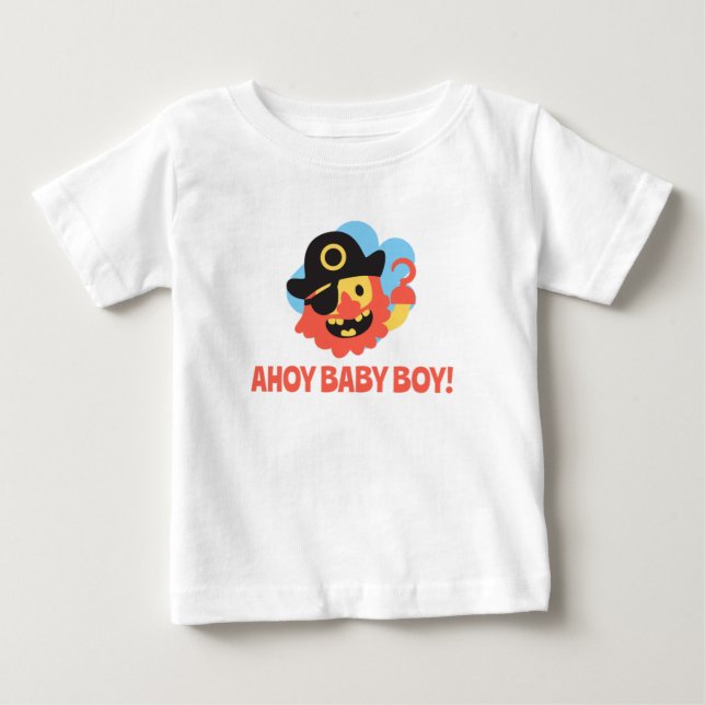 Camiseta Para Bebê Ei Bebê Menino (Frente)