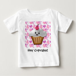 Camiseta Para Bebê Ei Cupcake Cute Kawaii Baby