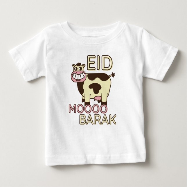 Camiseta Para Bebê Eid Mubarak - Eid Al Adha (Frente)