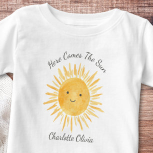 Camiseta Para Bebê Eis que vem o Sol