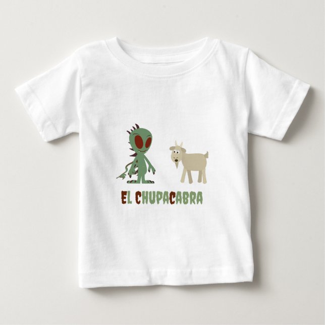 Camiseta Para Bebê El Chupacabra (Frente)