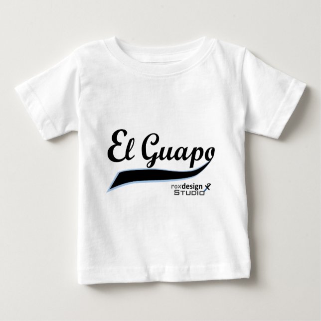 Camiseta Para Bebê EL Guapo EPS (Frente)