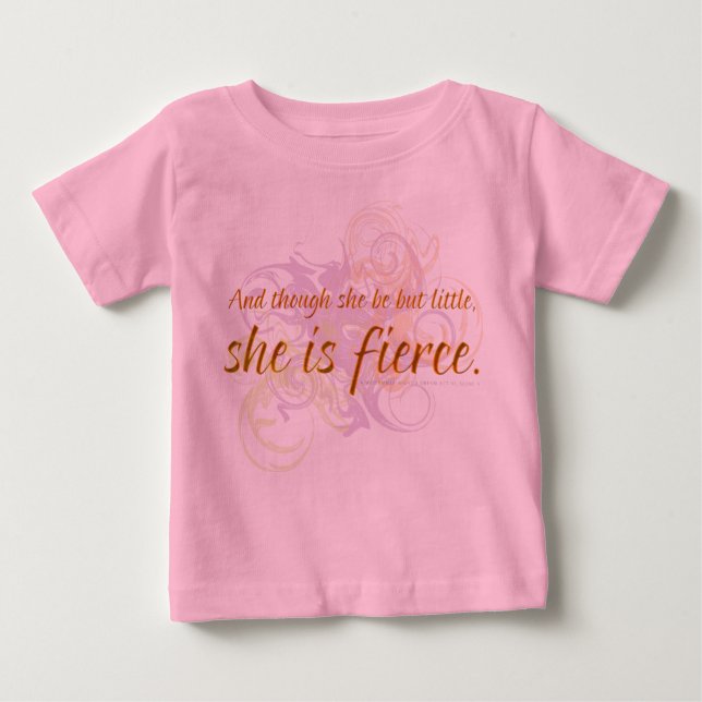 Camiseta Para Bebê Ela é um furioso (Frente)
