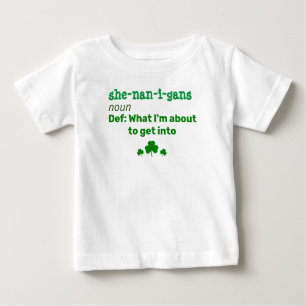 Camiseta Para Bebê ela-nan-gan Saint Patrick