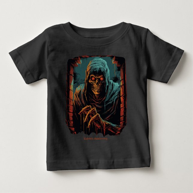 Camiseta Para Bebê Eldritch Awakening (Frente)