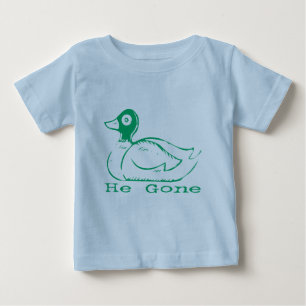 Camiseta Para Bebê Ele citações engraçadas idas do campónio do pa