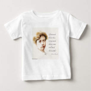 Camiseta Para Bebê Eleanor Roosevelt Painting & "Excelente Minds" (Pi